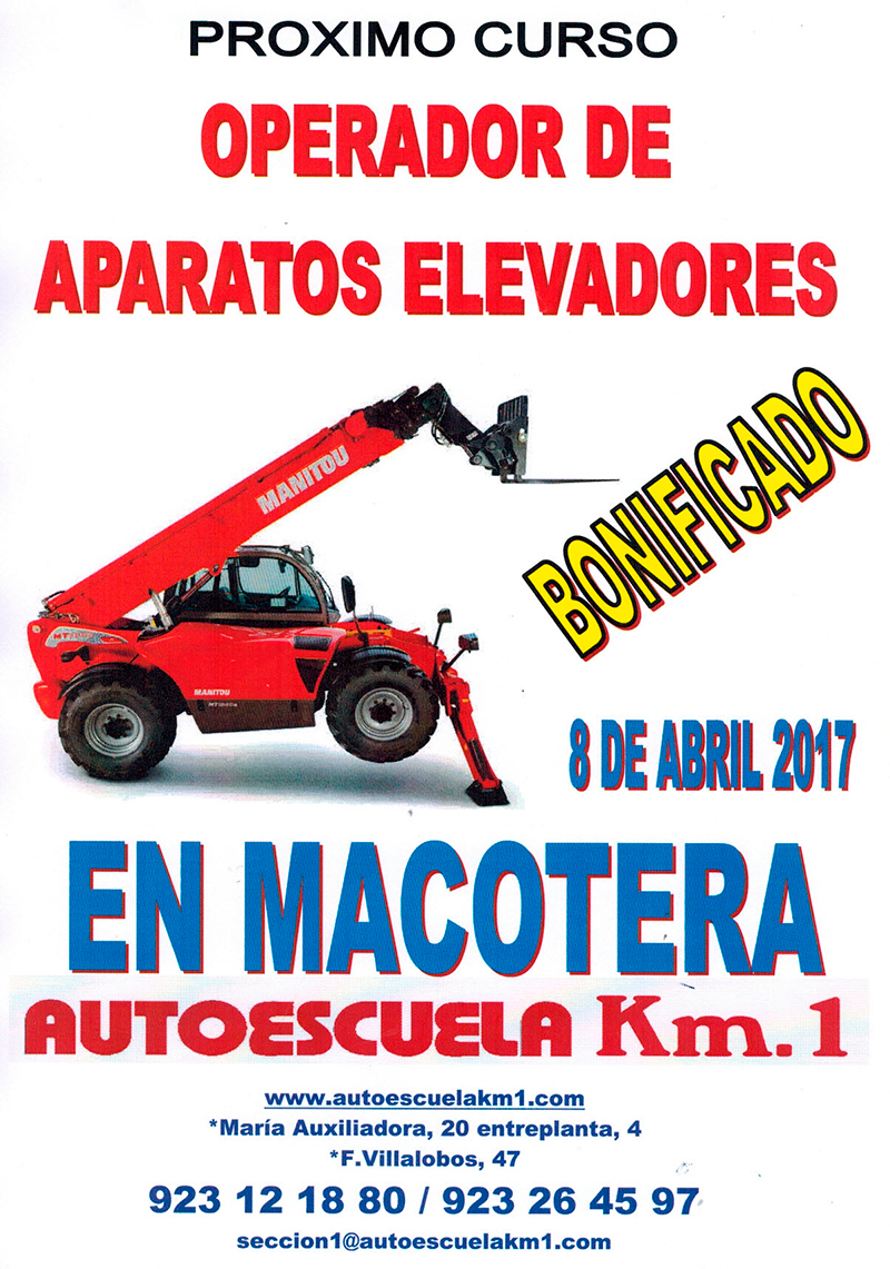 Curso Operador Elevadores