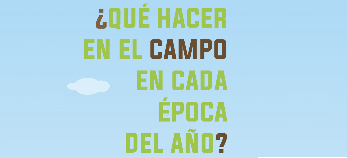 Que hacer en el campo en cada época del año